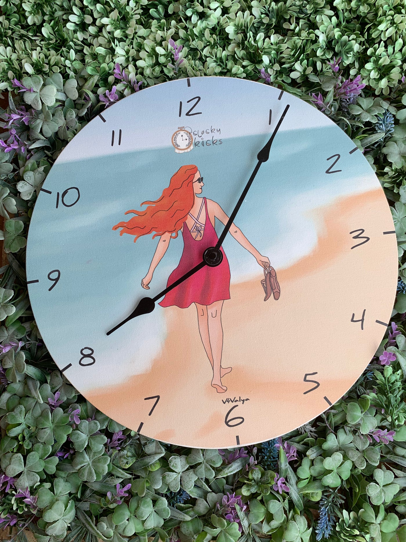 Sandy Toes Clock