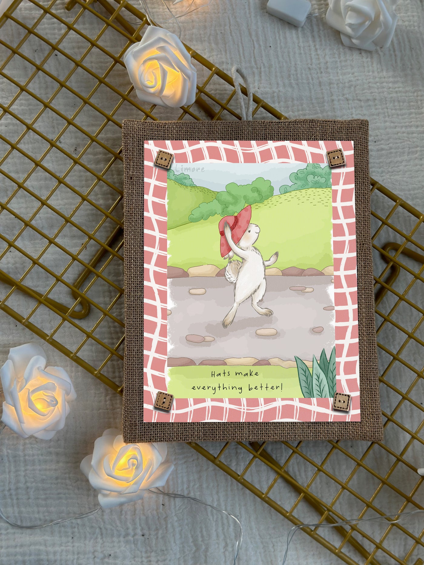 Bunny in Style Wall Art