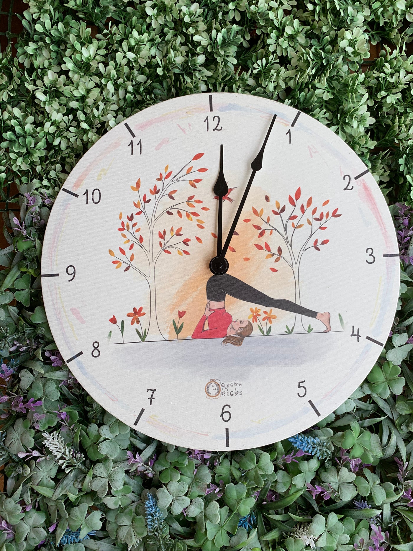 Asana Time Clock: Yoga Clock Series