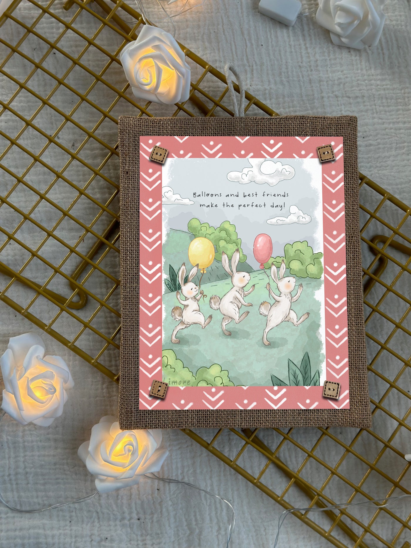 Balloons & Besties Wall Art