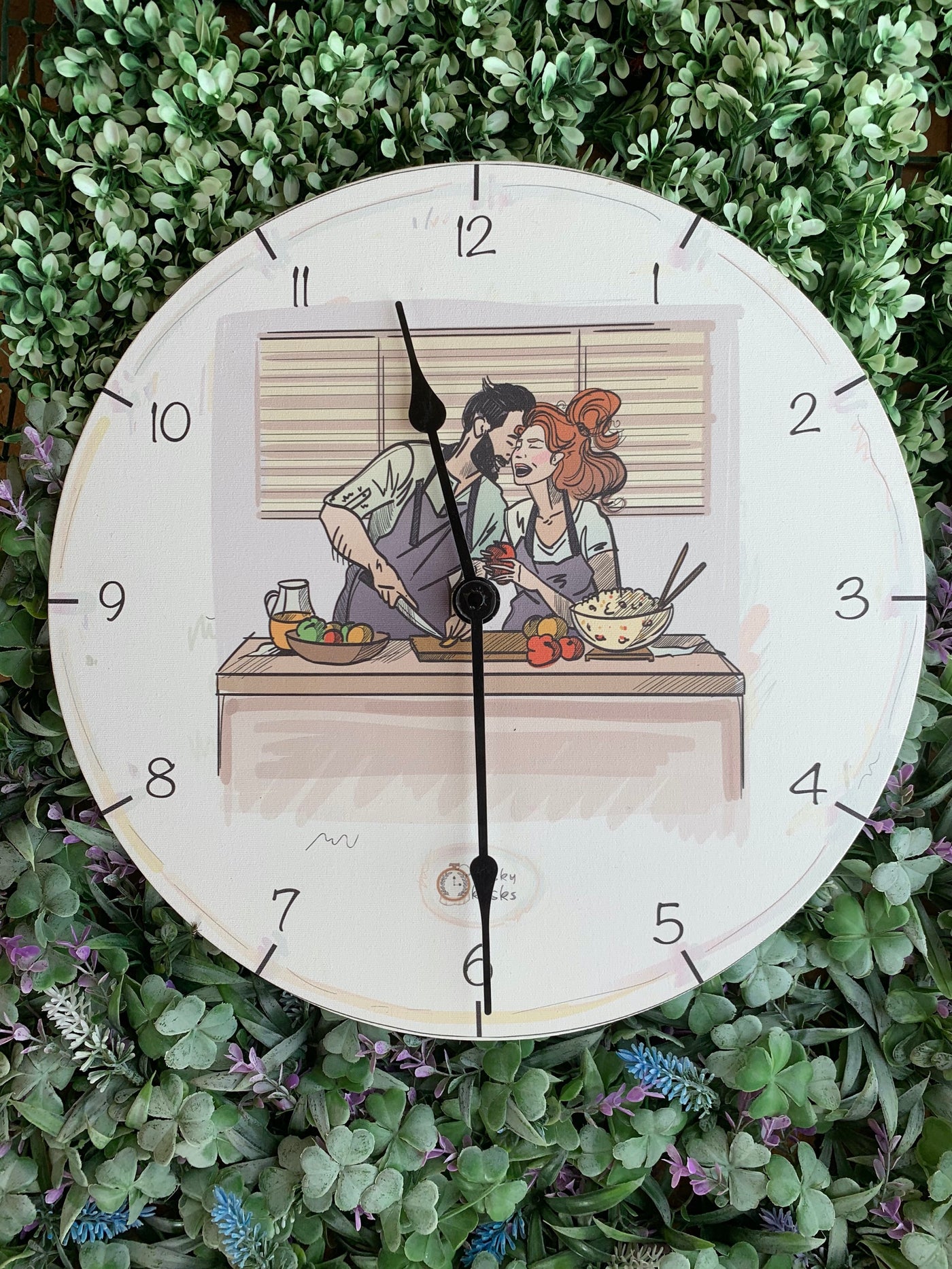 Happy Kitchen Clock