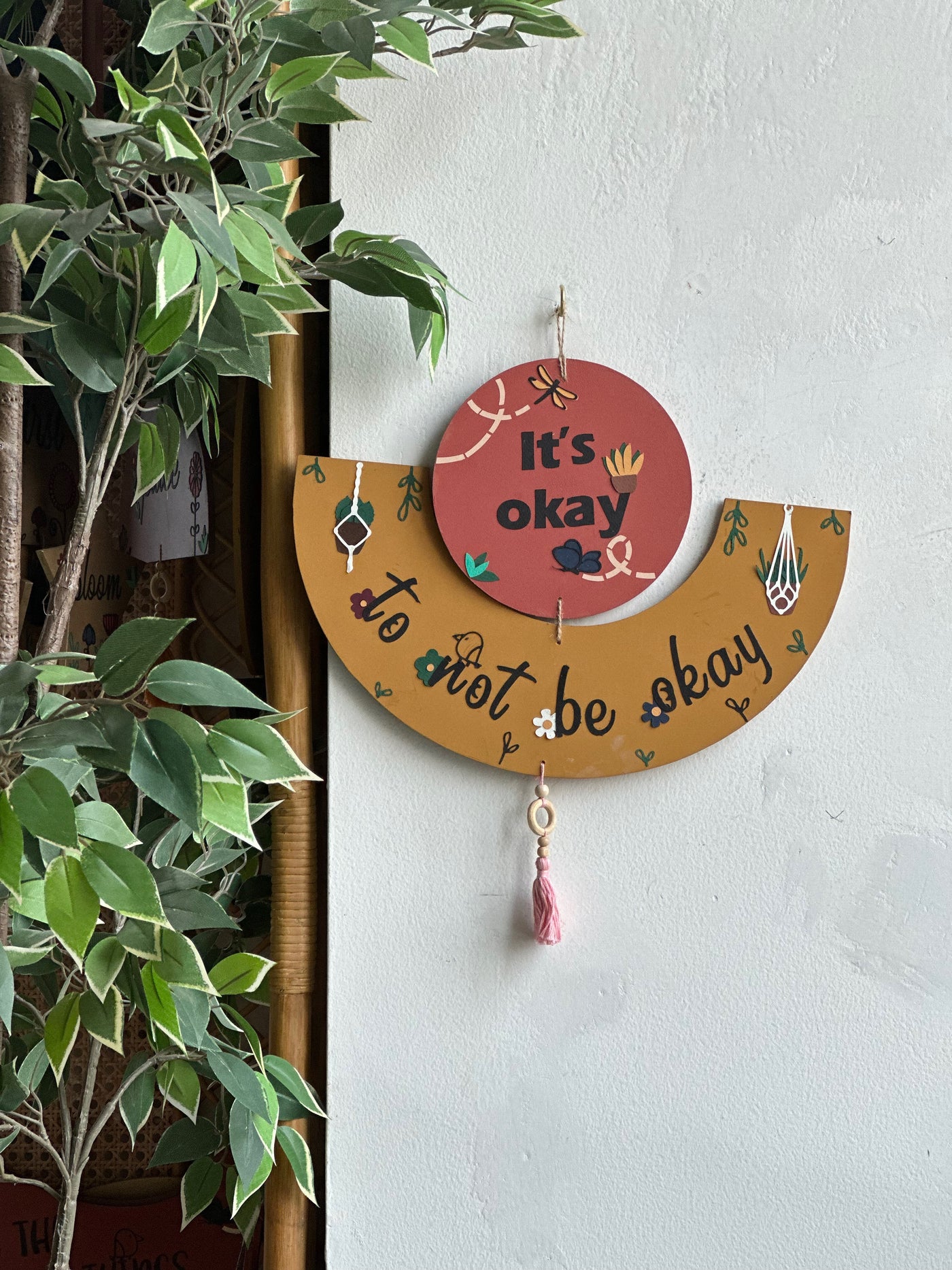 It's okay to not be okay Wall Art