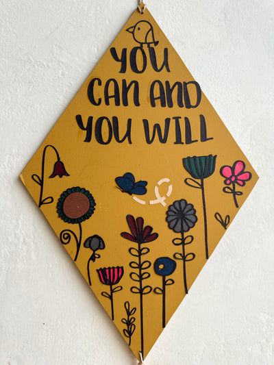 You can and You will - Enchanted Diamond Wall Art