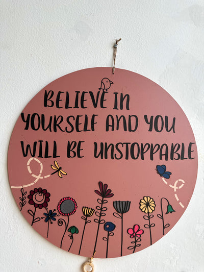 Believe in yourself - Enchanted Circle Wall Art