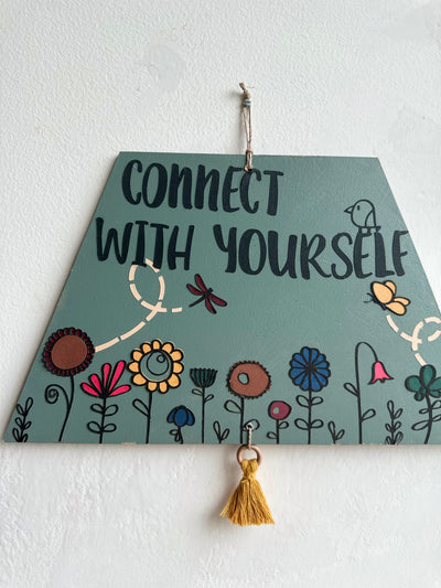 Connect with yourself - Enchanted Trapezium Wall Art