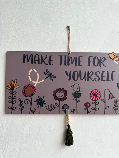 Make time for yourself - Enchanted Rectangle Wall Art