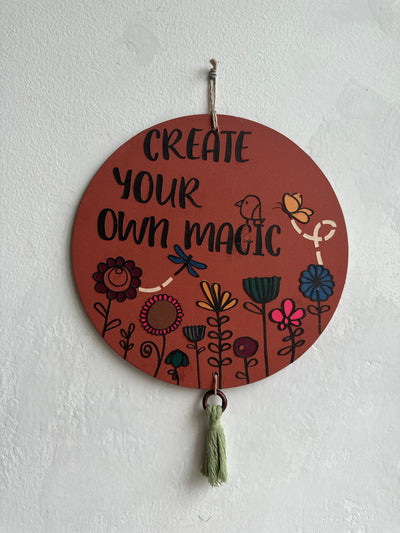 Create your own magic - Enchanted Circle Wall Art