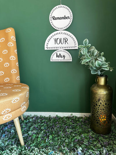 Remember Your Why Minimalist Wall Art
