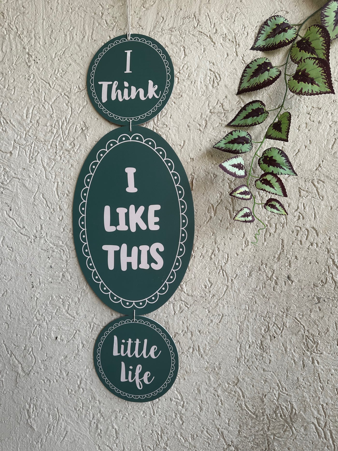 I Think I Like This Little Life Minimalist Wall Art