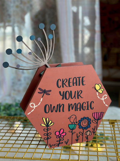 Create your own magic Desk/Wall Vase