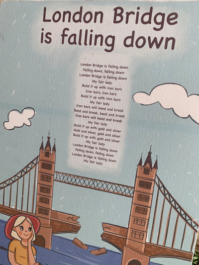 London Bridge is Falling Down Rectangle Wall Art