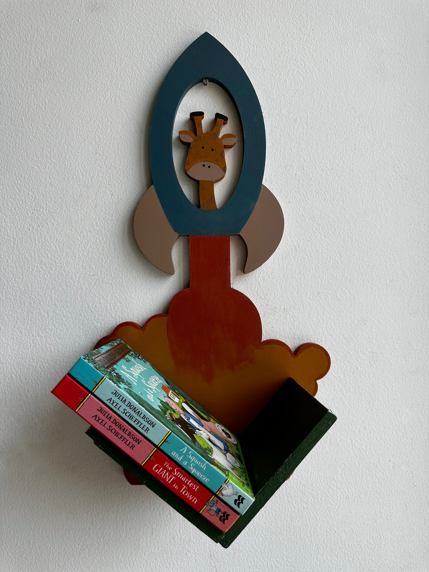 Giraffe Rocketeer Bookshelf