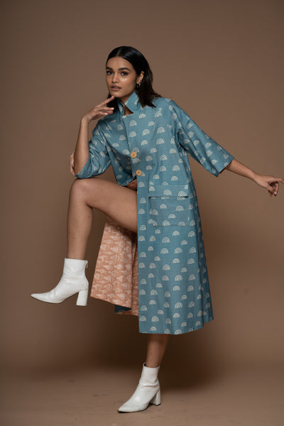 Jolly Reversible Long Trench Coat