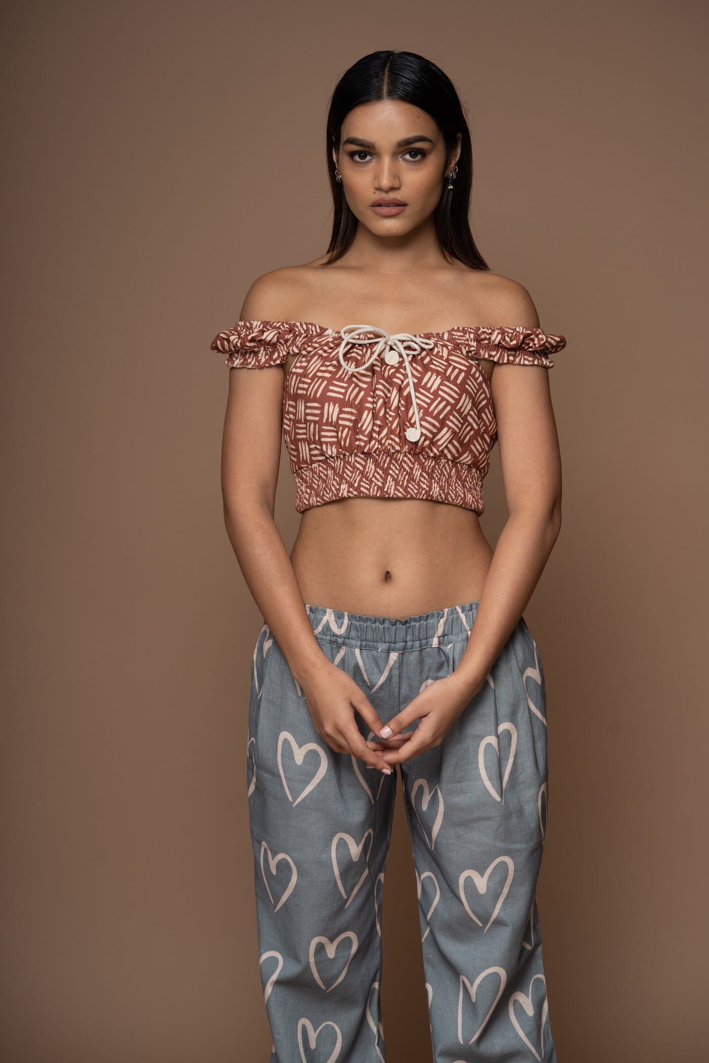Rust Reversible String and Flutter Bralette