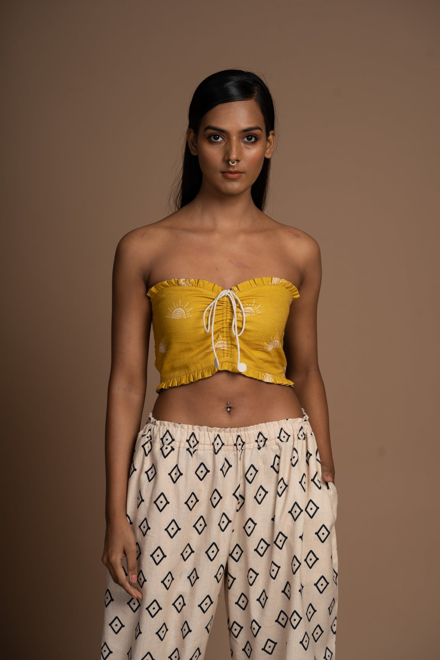 Yellow Reversible Butterfly Kiss Bralette