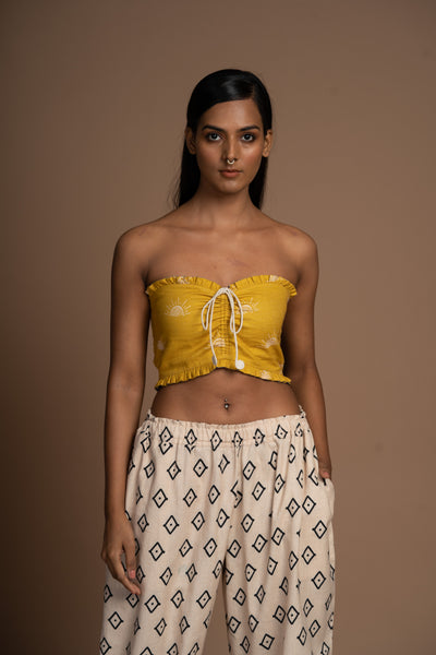 Yellow Reversible Butterfly Kiss Bralette
