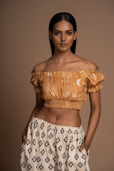 Mustard Reversible Sassy Drape Bralette