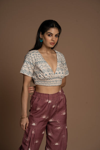 Ivory Reversible Vivid V Bralette
