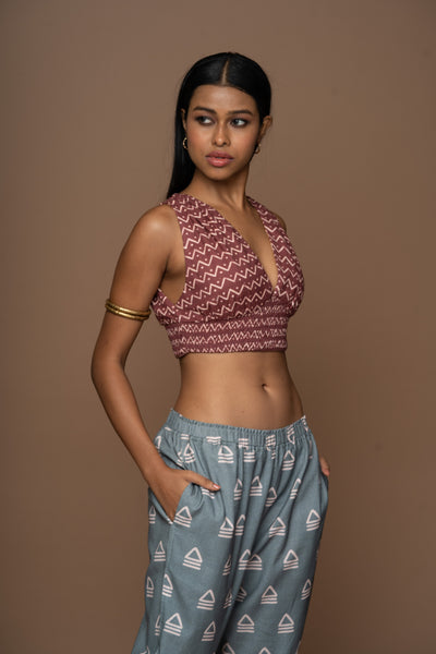 Marsala Reversible Plunge Panache Bralette