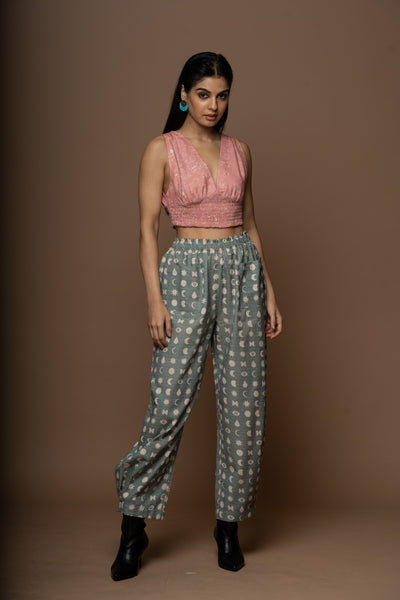 Pink Reversible Plunge Panache Bralette