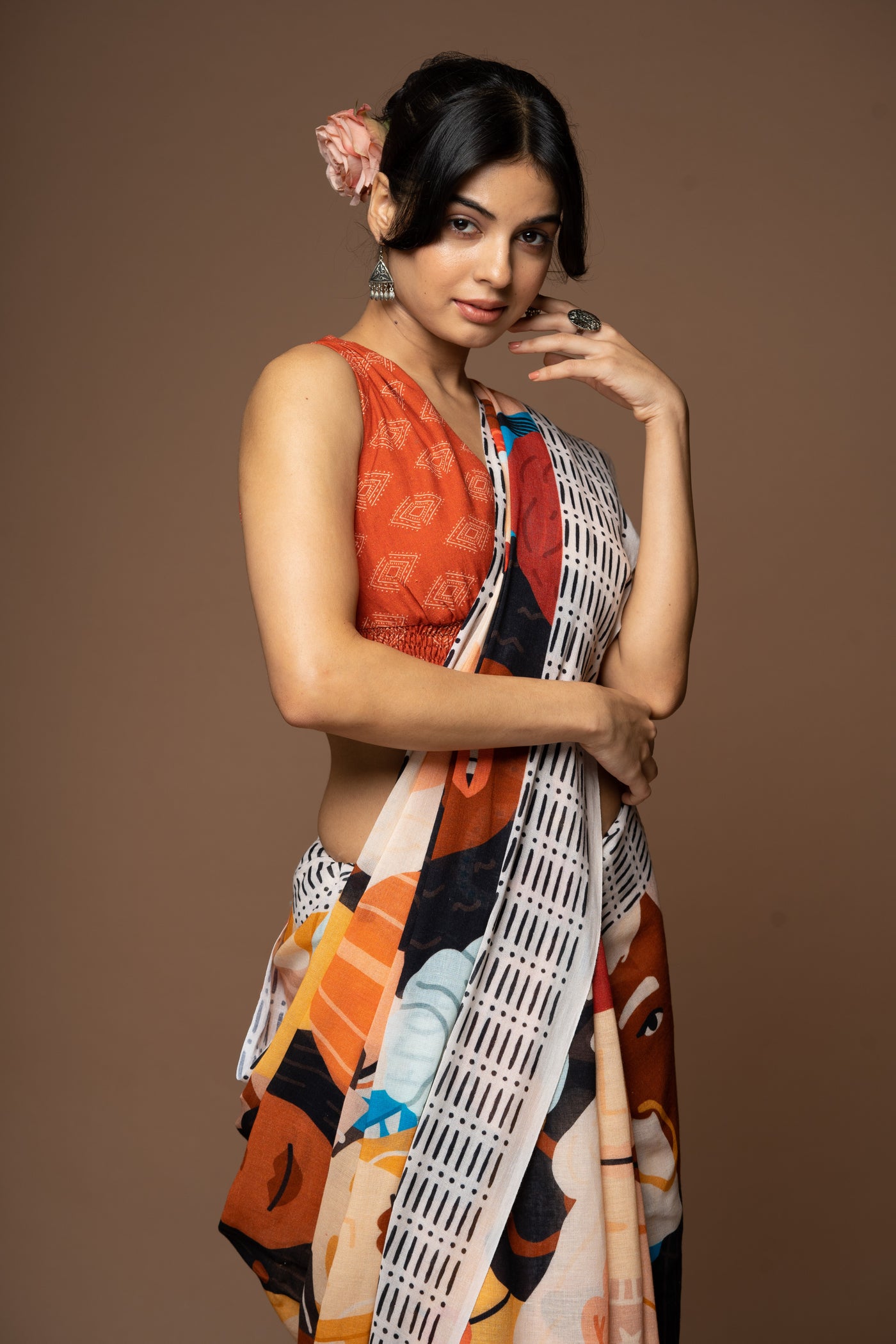 Feminine Force Cotton Sari