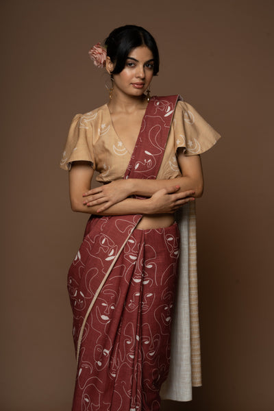 Diverse Identities Linen Sari