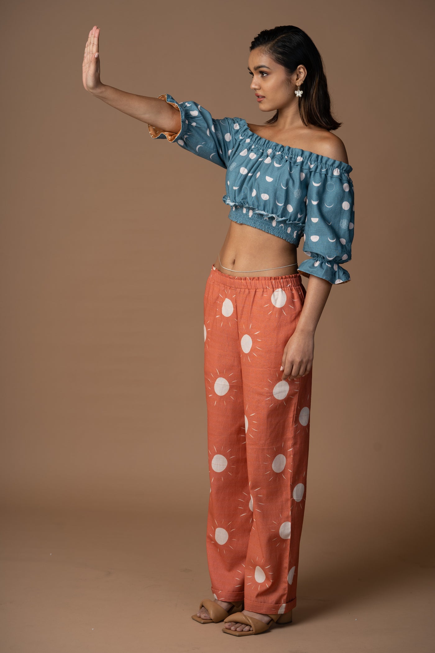 Polish Fit Pants in Sunshines On Pattern