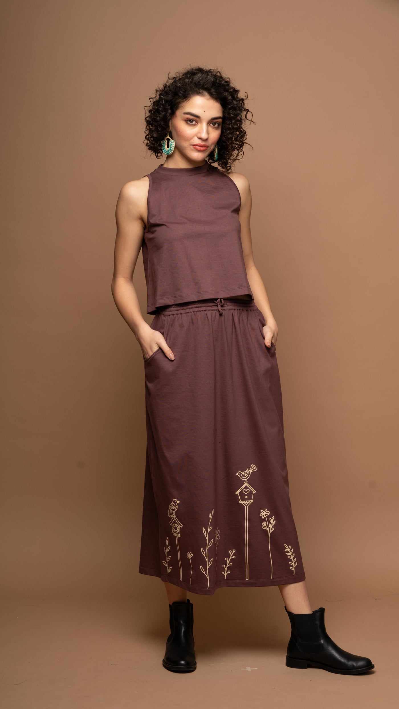 Earth Song - Muted Plum Co-ord