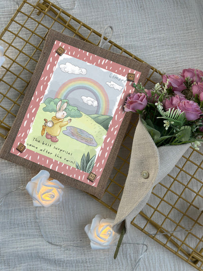 Bunny & the Rainbow Wall Art