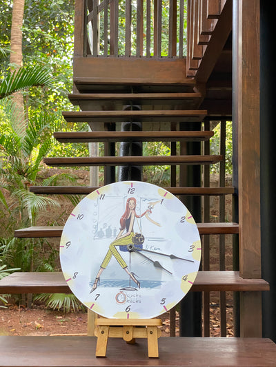 Scissor Stories Clock