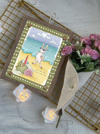 Bunny’s Fun in the Sun Wall Art