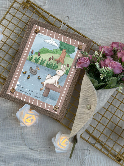 Bunny by the Pond Wall Art