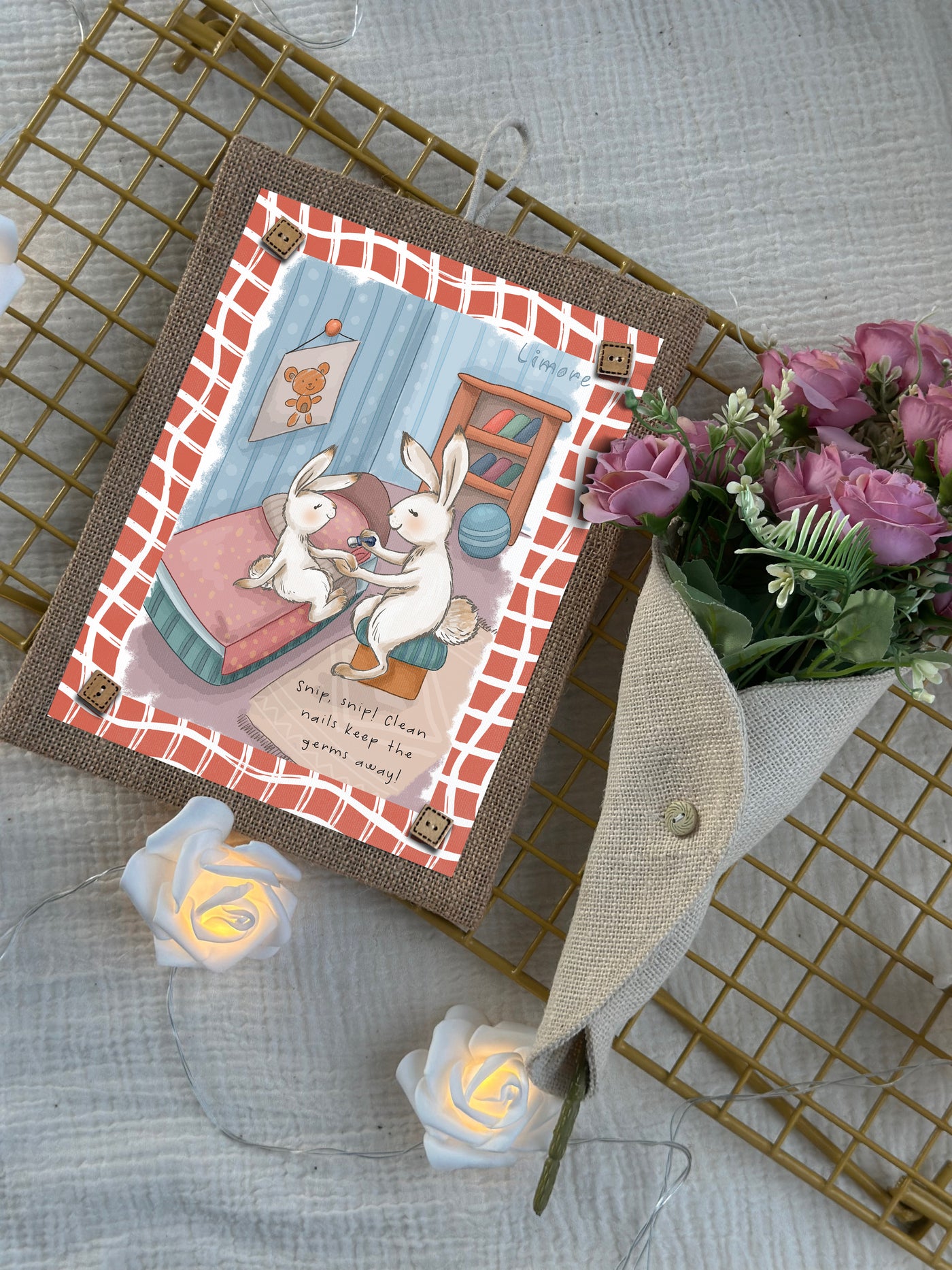 Bunny’s Nail Care Wall Art