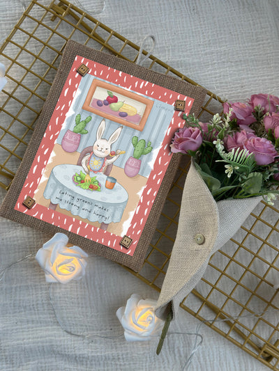 Bunny’s Mealtime Magic Wall Art