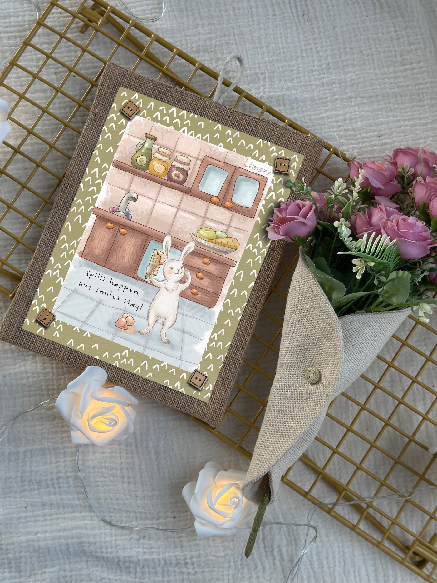 Bunny’s Little Oops Wall Art