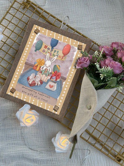 Birthday Bunny Bliss Wall Art