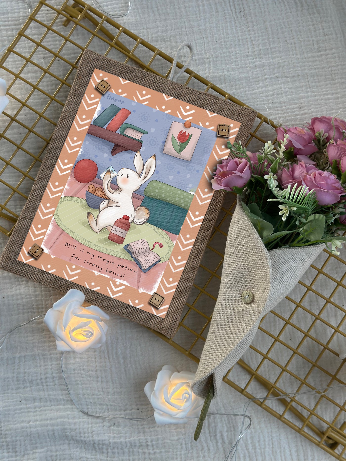 Bunny’s Magic Milk Wall Art
