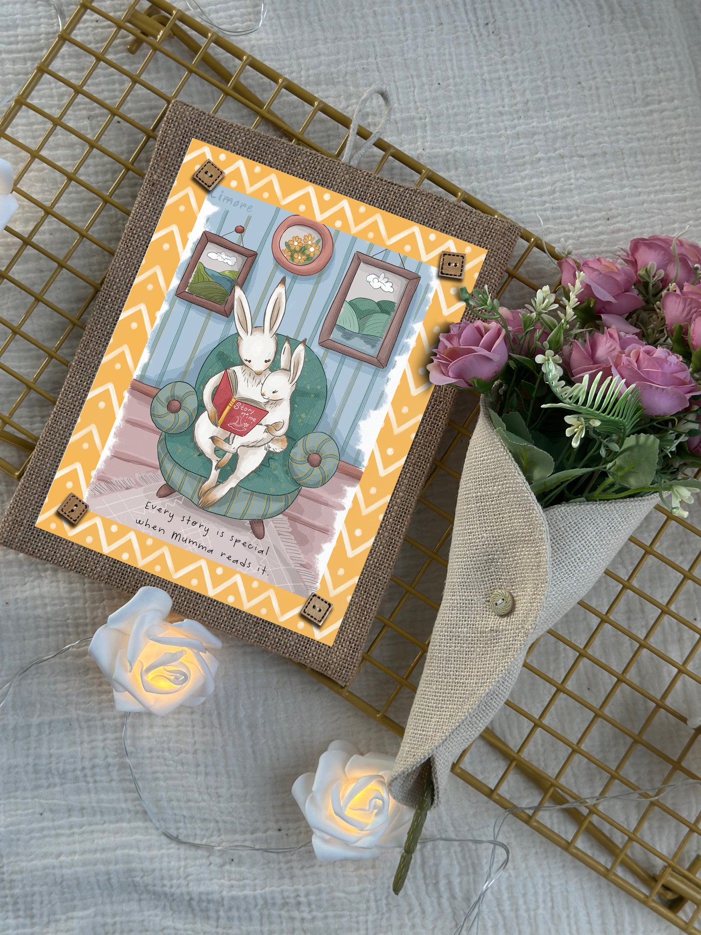 Bunny and Mumma’s Storytime Wall Art