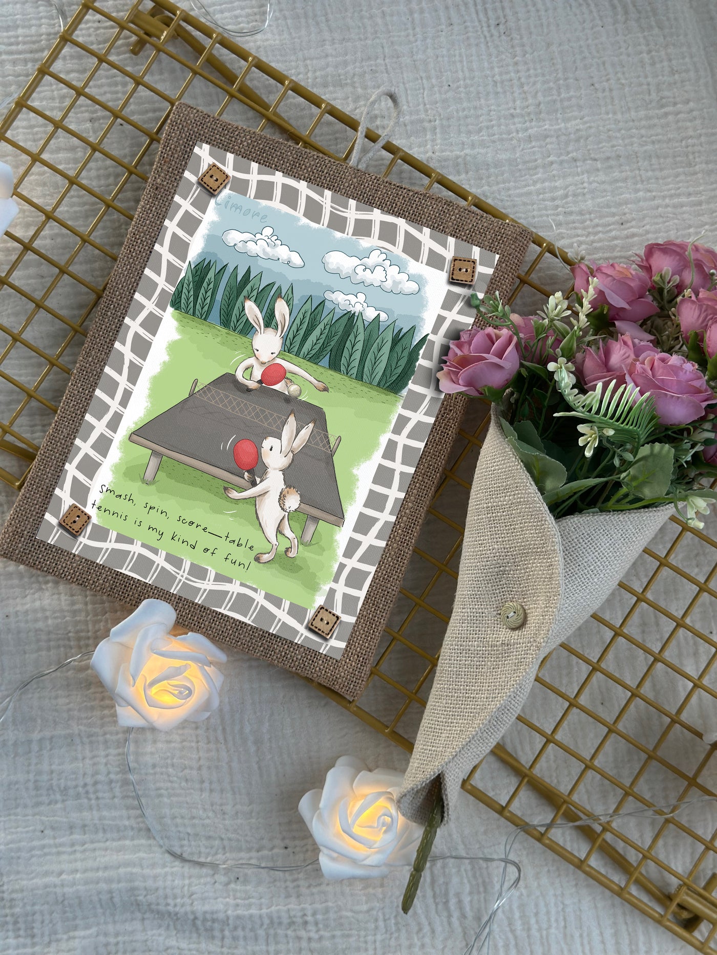 Table Tennis Time Wall Art