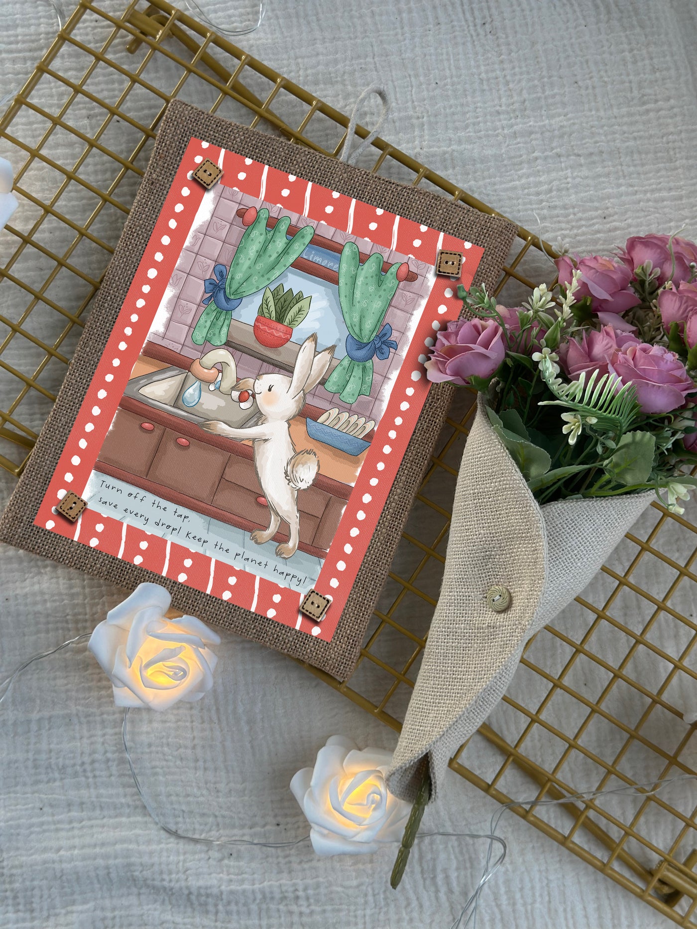 Bunny’s Water Saver Wall Art
