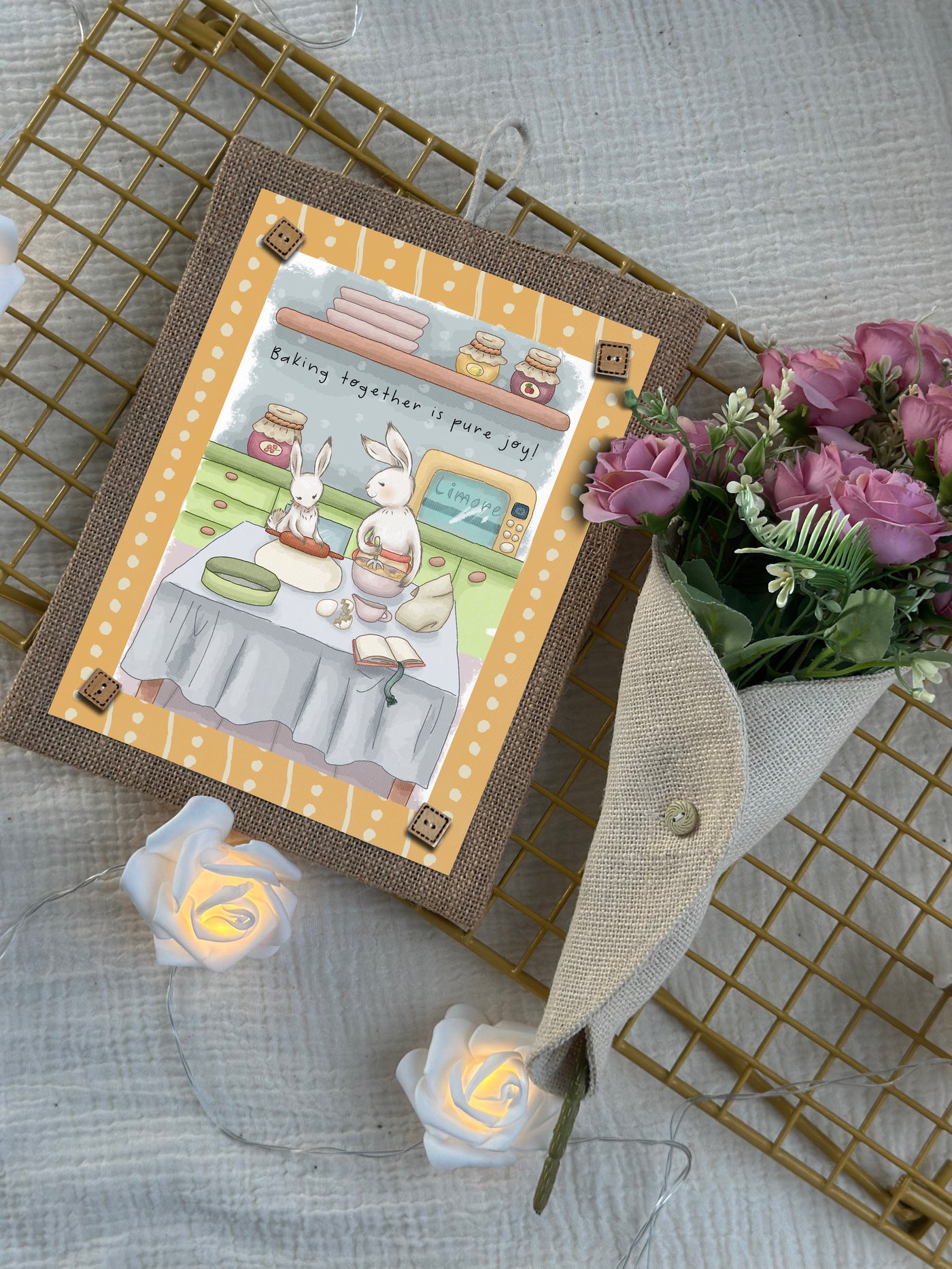 Bunny’s Baking Fun Wall Art