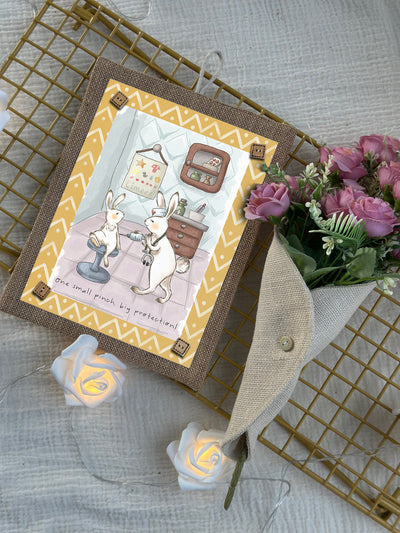 Brave Bunny Wall Art