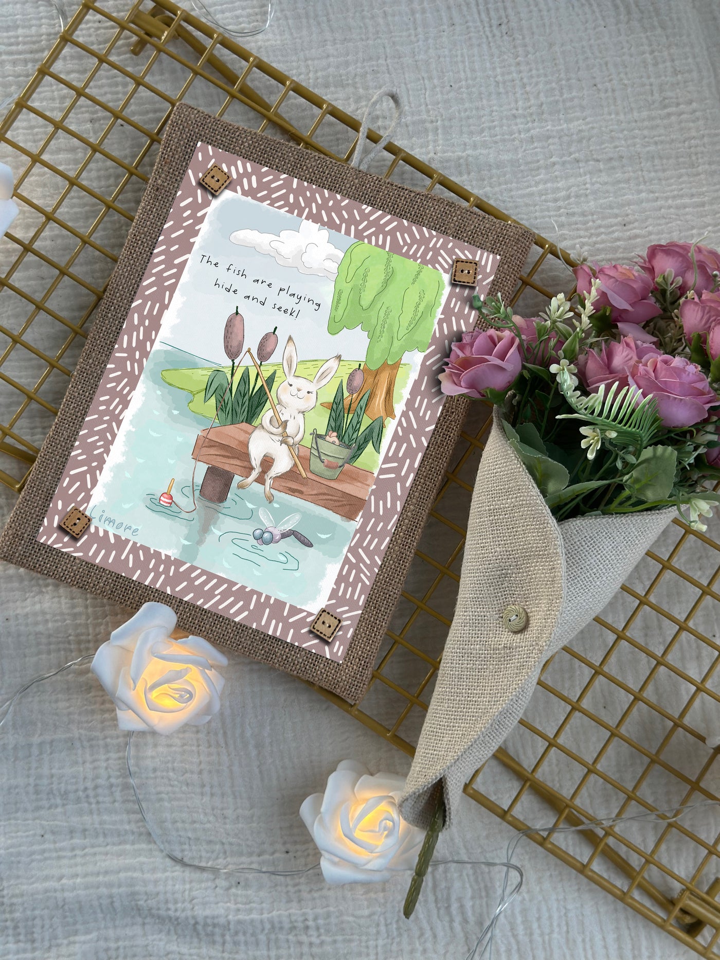 Patience by the Pond Wall Art