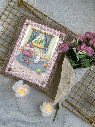 Take a Breath Bunny Wall Art
