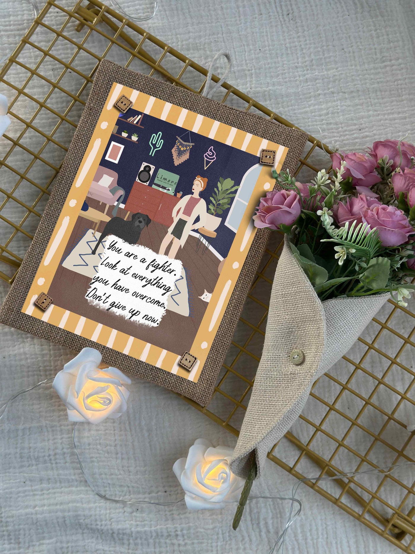Keep Going Boho Wall Art
