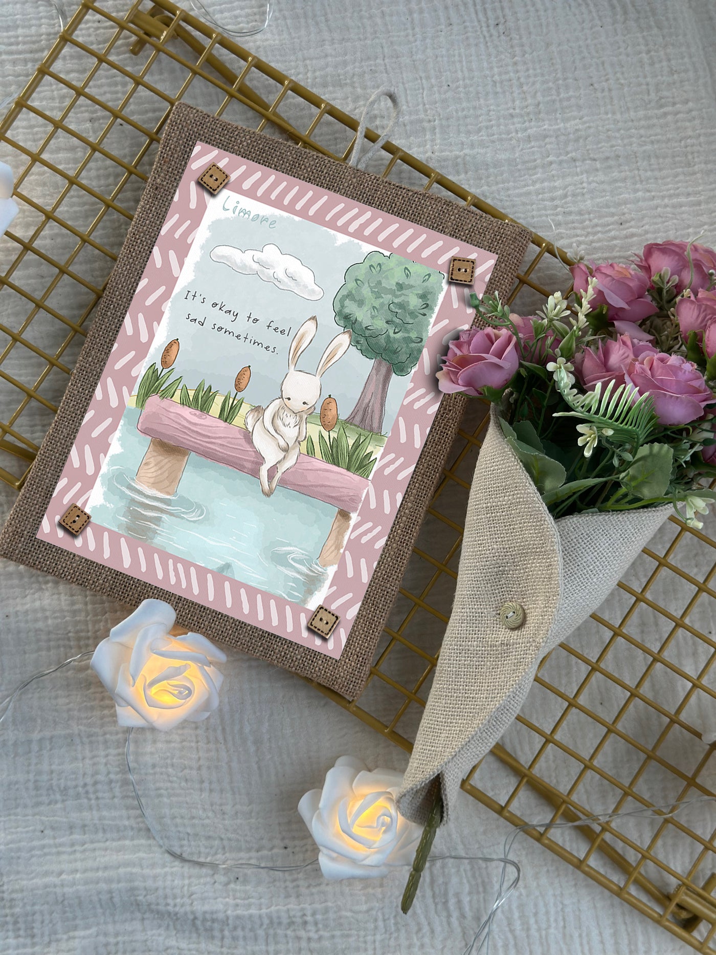 Bunny's Quiet Moment Wall Art