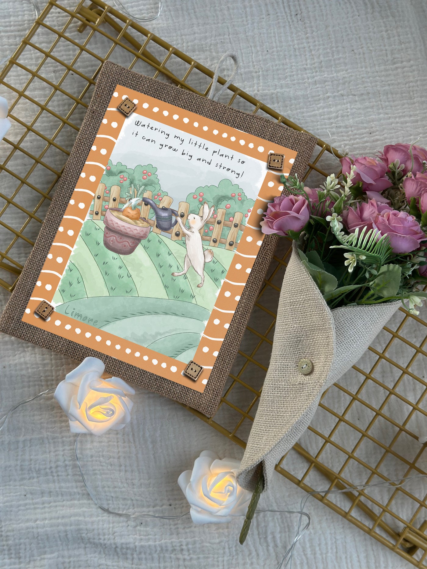 Bunny’s Garden Day Wall Art