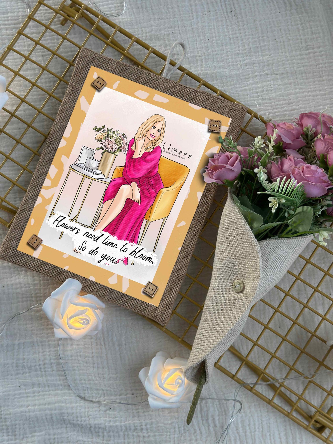 Quiet Bloom Boho Wall Art