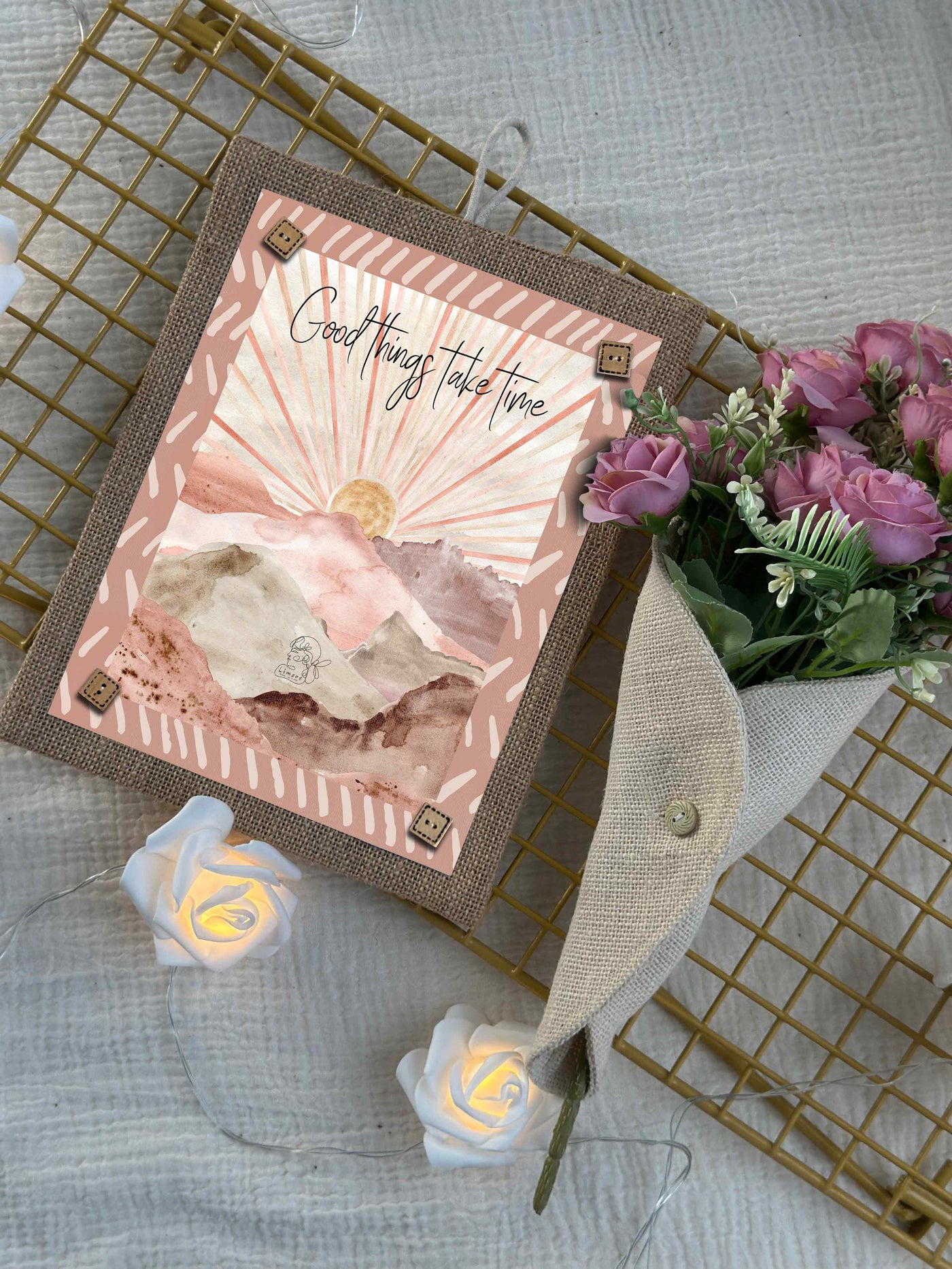 All in its Time Boho Wall Art