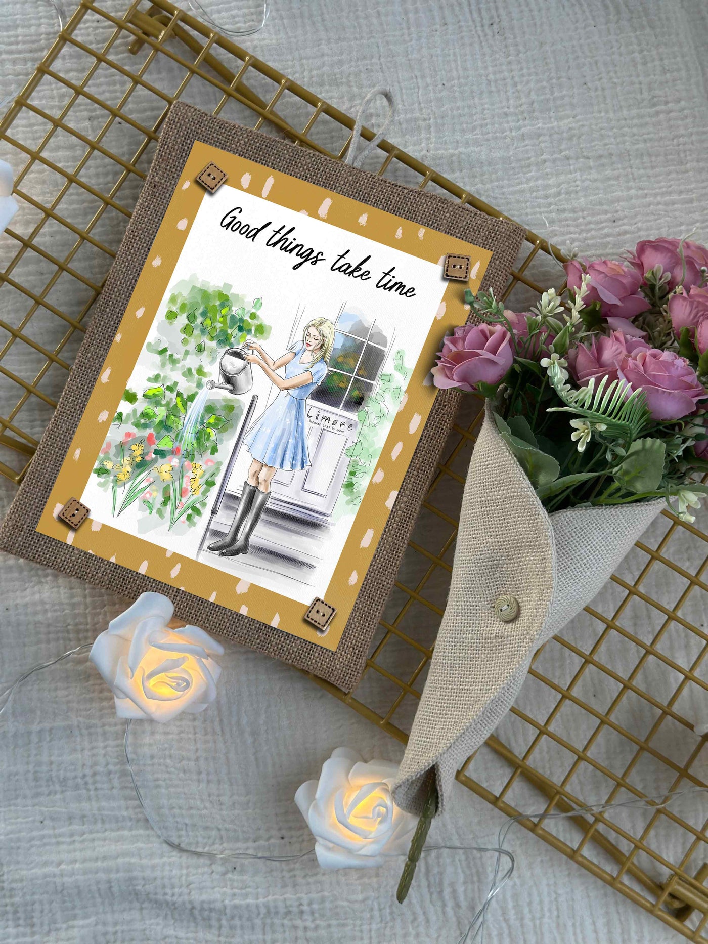Slow and Steady Boho Wall Art